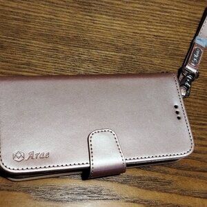 Arae iphone 11 Rosegold Phone Wallet